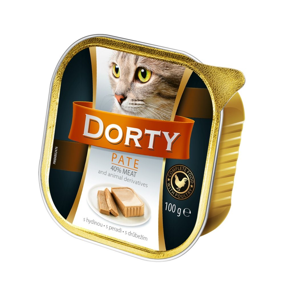 DORTY Cat Drůbeží, vanička 100 g