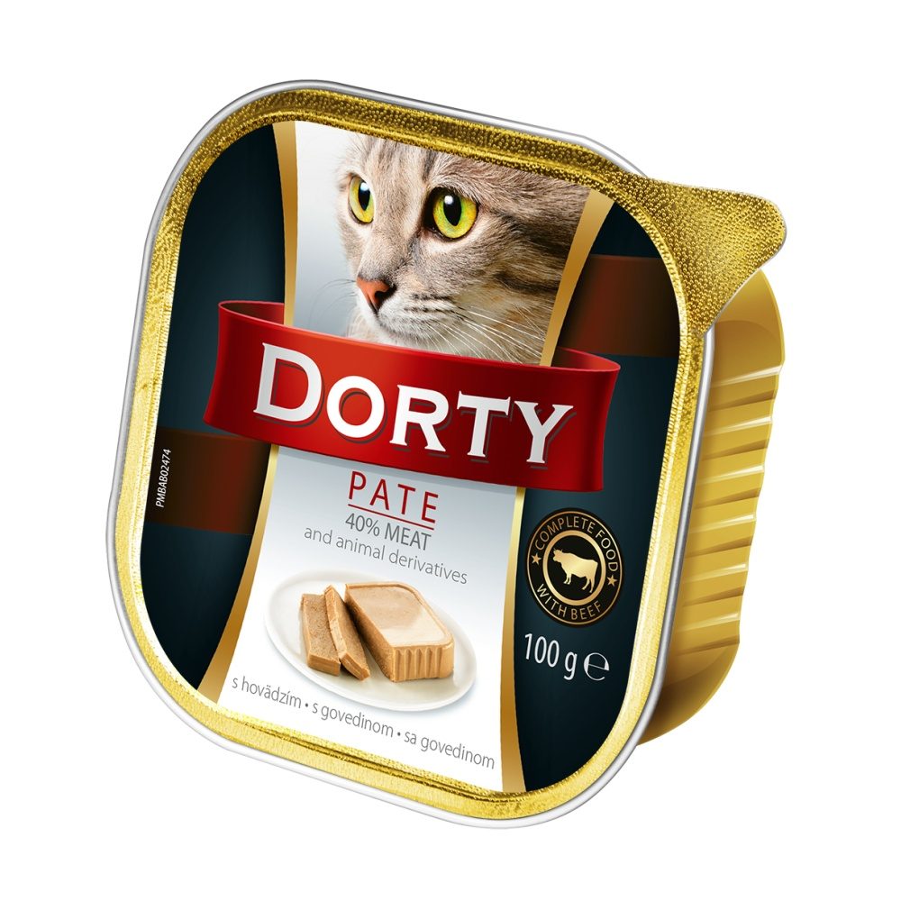 DORTY Cat Hovězí, vanička 100 g