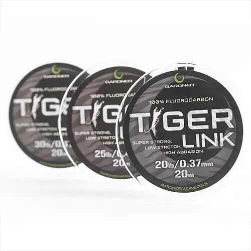 Fluorocarbonový vlasec Tiger Link 20m 25Lb/0,43mm