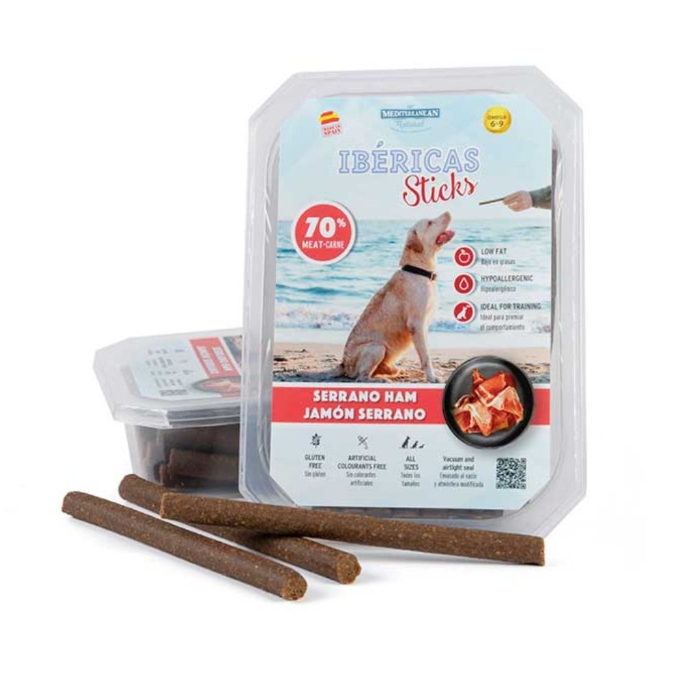 Ibéricas Dog tyčinky serrano šunka 350 g (cca 30 ks)