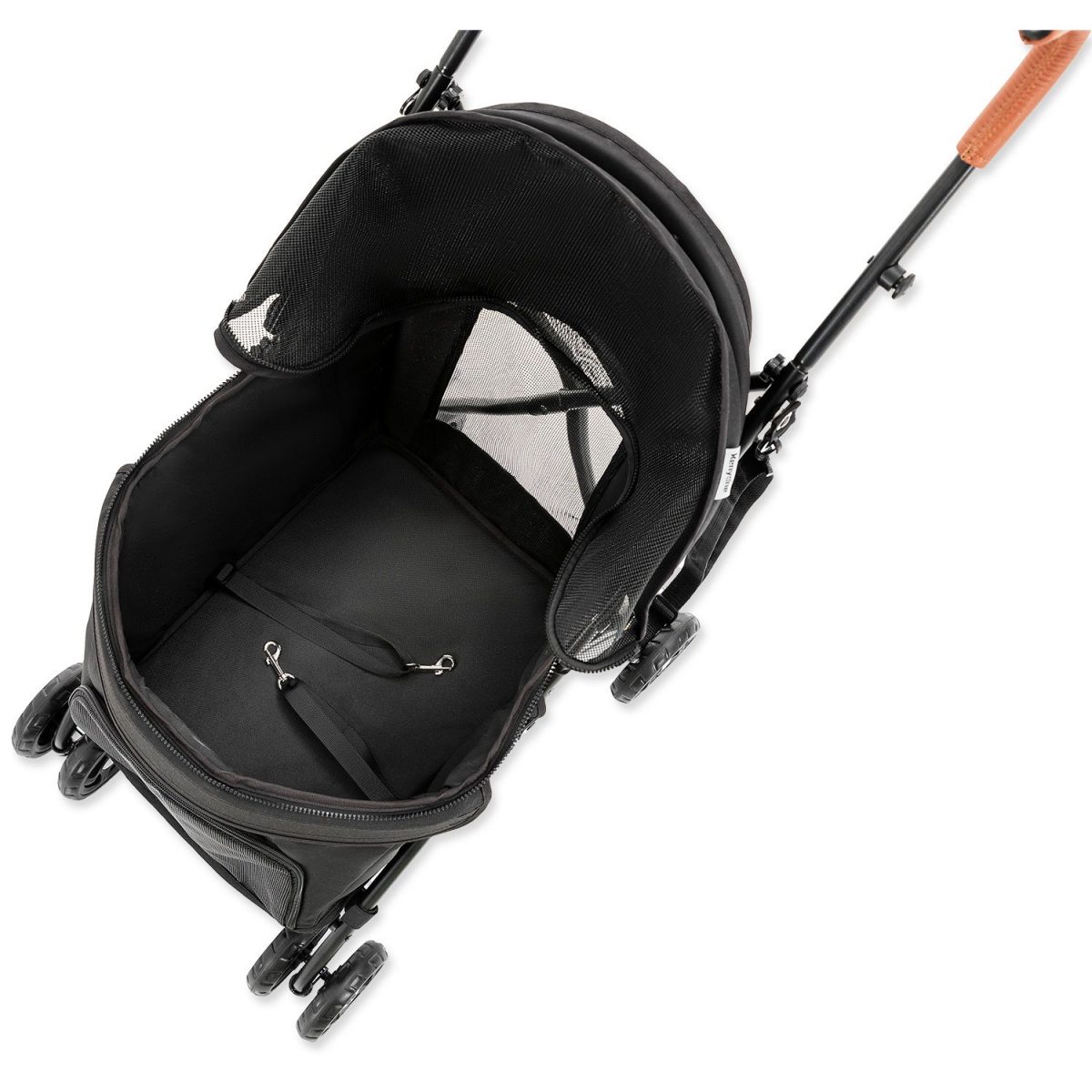 Kočárek Kenyone 45x61x100cm šedý, černá kontrukce