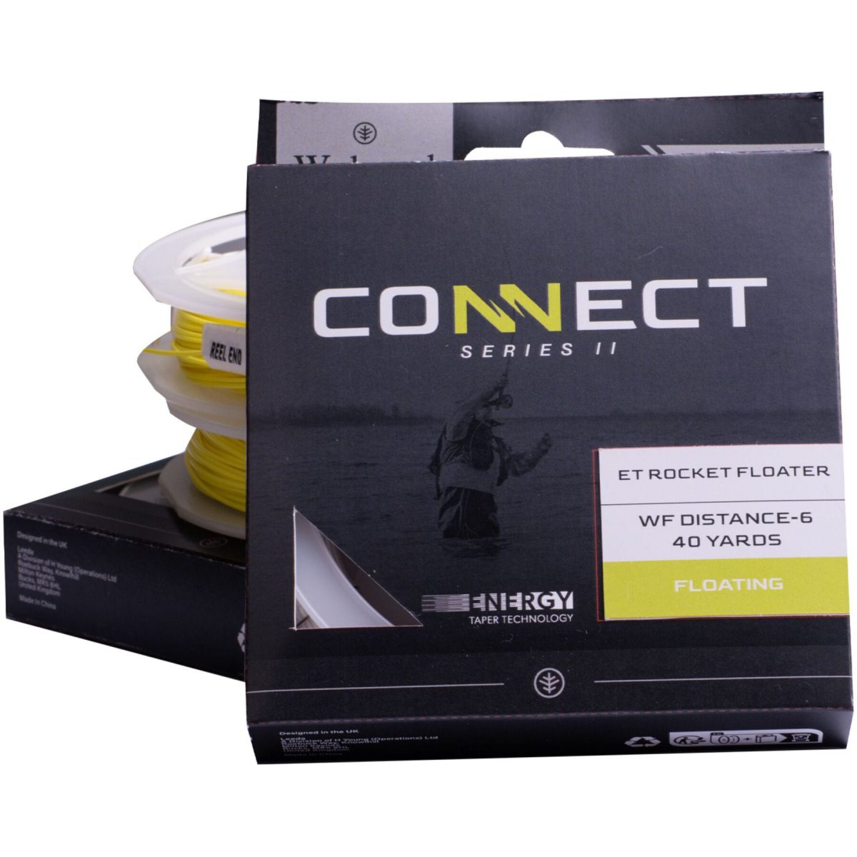 Wychwood muškařská šnůra Connect Series 2 Et Ghost Intermediate WF#7, 40 yards