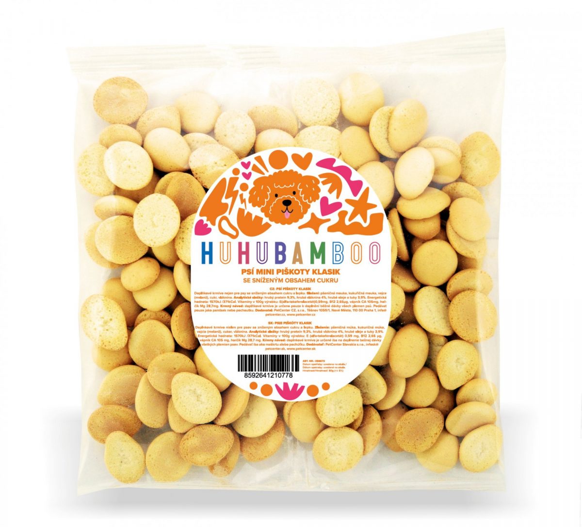 HUHU Psi MINI piskoty KLASIK 80g