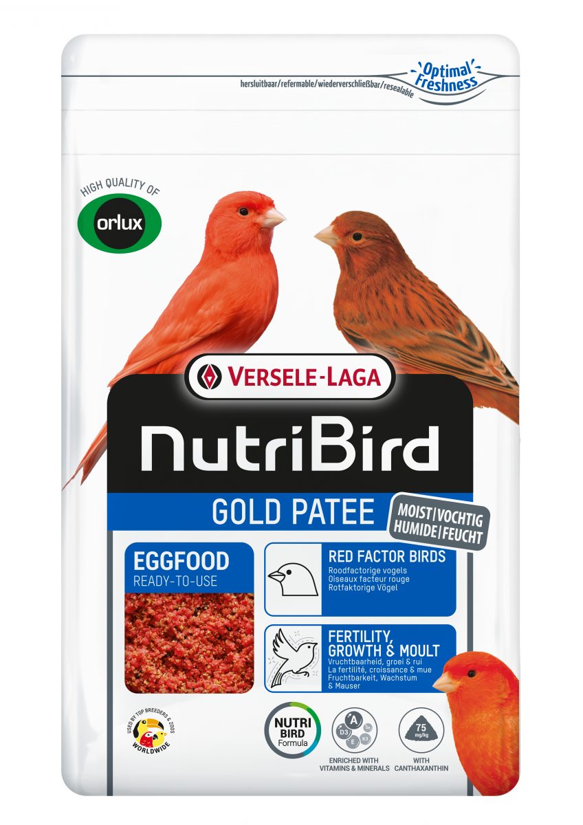 VL Nutribird Treats Gold Patee Red Factor Birds 1kg