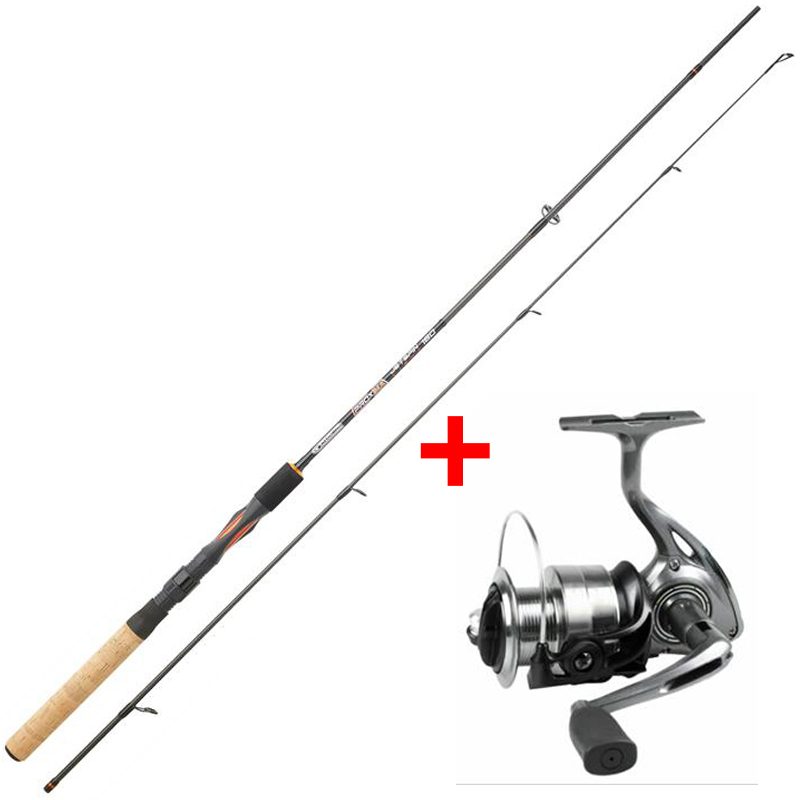 Garbolino prut Proxima JetSpin L 1,80m, 3-15g + naviják Strike 301 FD