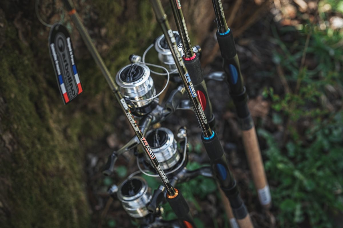 Garbolino prut Proxima JetSpin M 2,40m, 10-30g + naviják Strike 301 FD