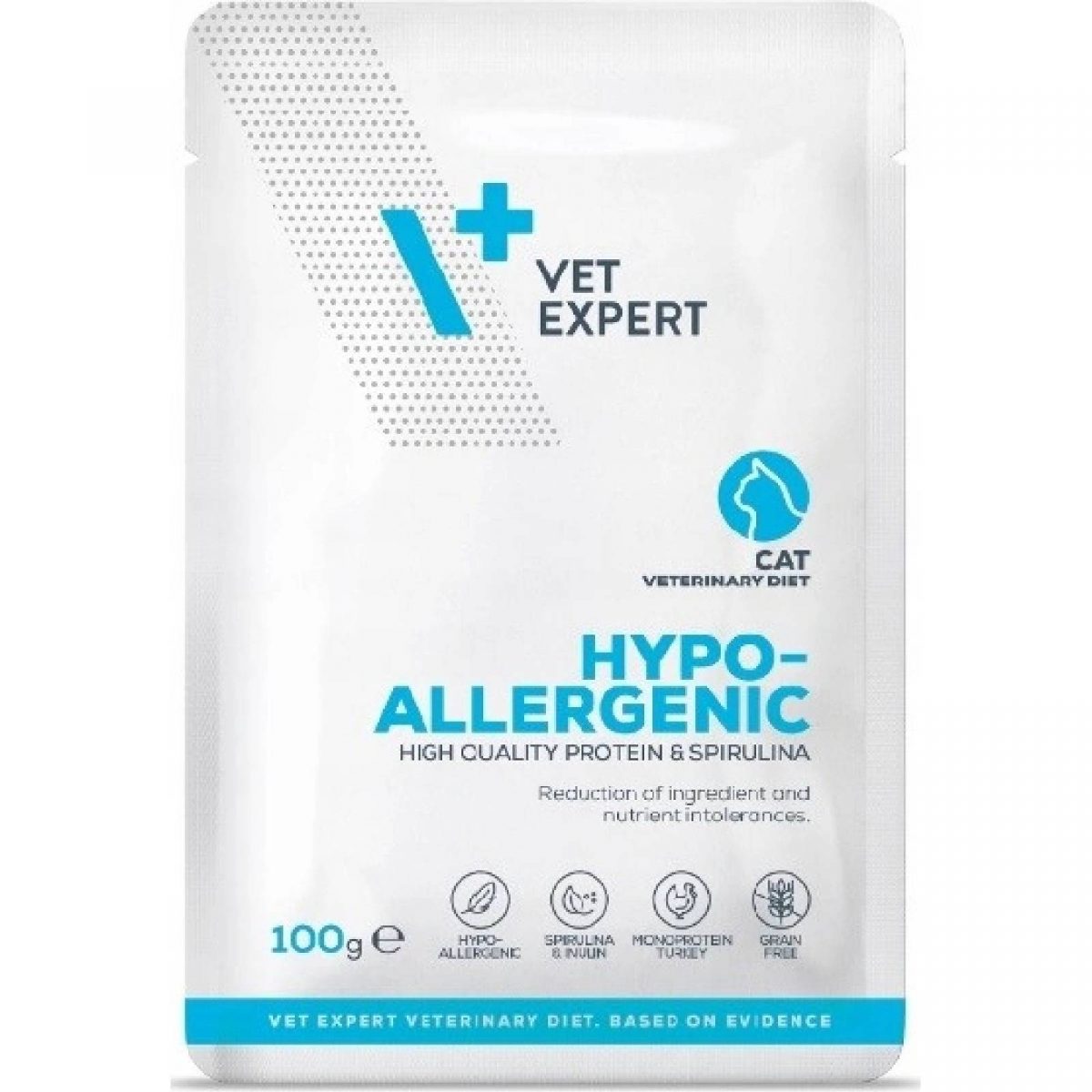 VetExpert veterinary hypoallergenic cat pouch 100g