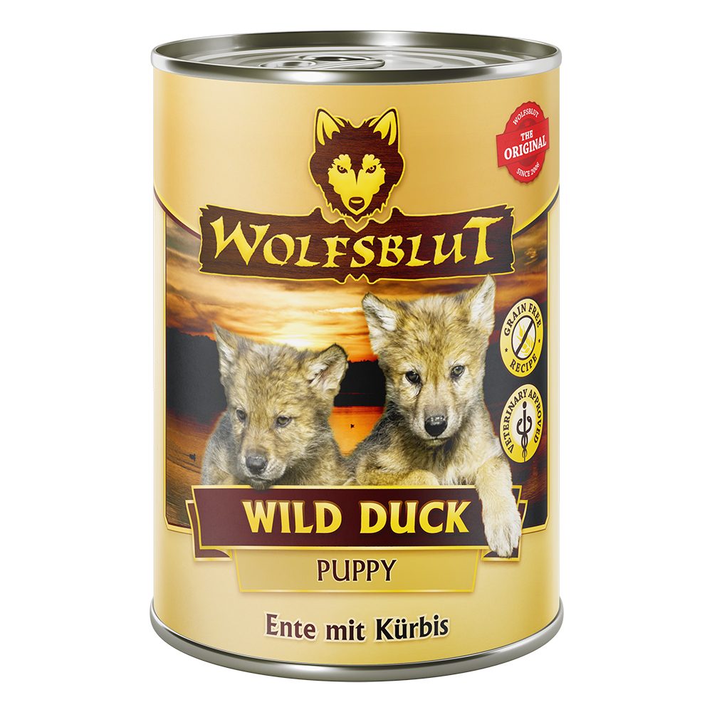 Wolfsblut Dog Puppy Wild Duck konz. 395g