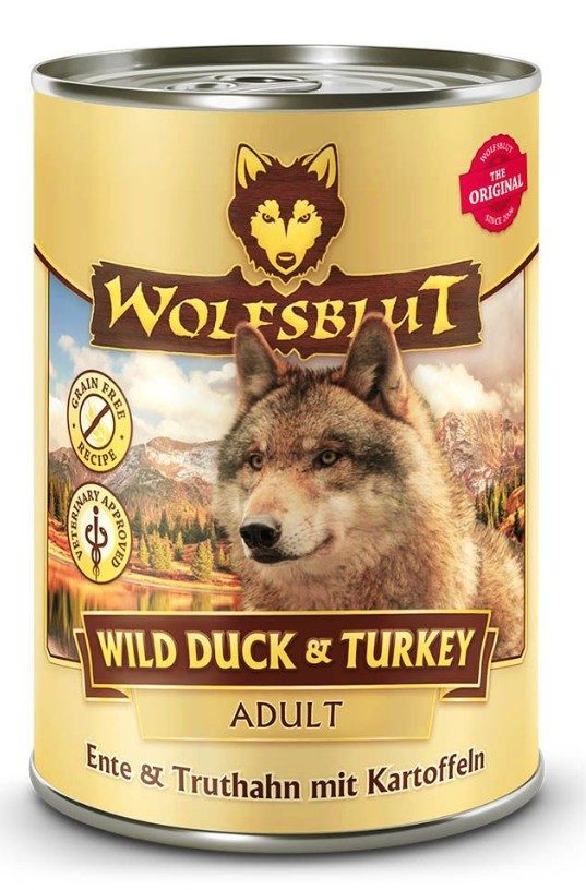 Wolfsblut Dog Adult Wild Duck&Turkey konz. 395g