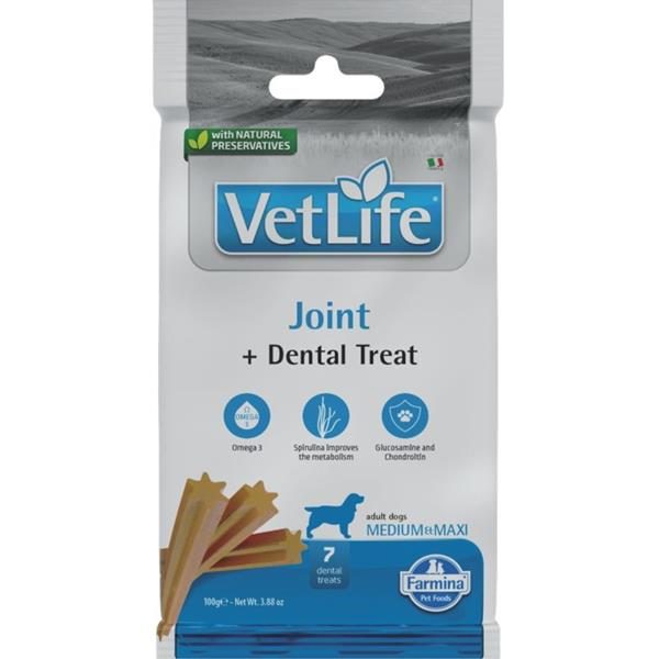 Vet Life Dog Dental Snack Joint Adult Medium & Maxi 100 g