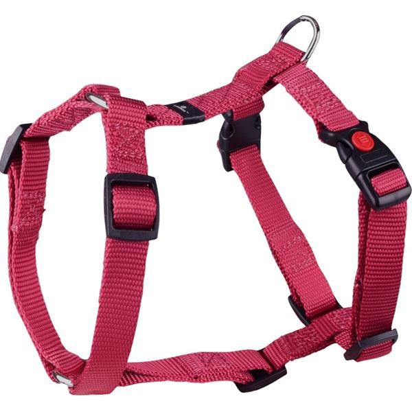 Postroj nylon Ziggy vínový 1,5x35-50cm Flamingo