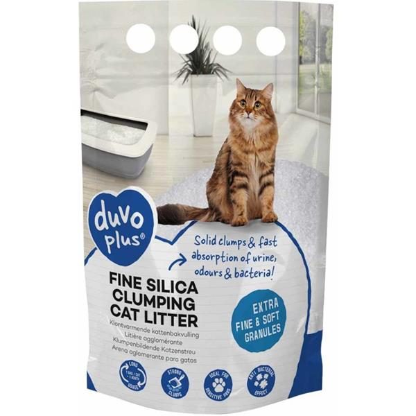 Podestýlka Cat silikagel jemný hrudkující Duvo+ 5l