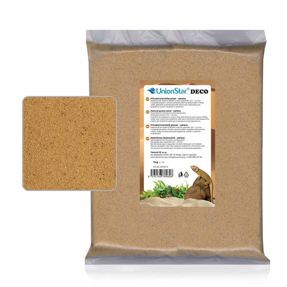 Terarijní písek sahara 5 kg DECO