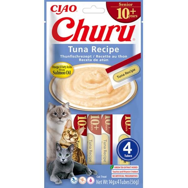 Inaba Churu Senior cat snack tuňák 4x 14g