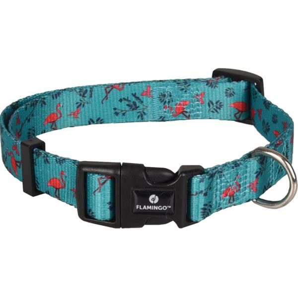 Obojek nylon Samar zelený 1,5x30-45cm Flamingo