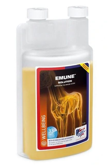 Equine America Emune na silnou podporu imunitního systému a urychleni rekonvalescence, láhev s dávkovačem 1l