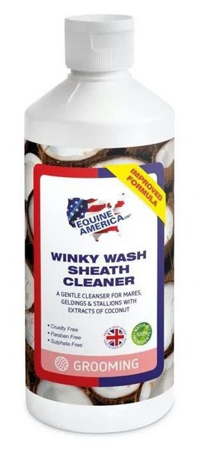 Equine America Winky Wash jemný čistící prostředek na genitálie pro klisny, valachy i hřebce, láhev 475ml