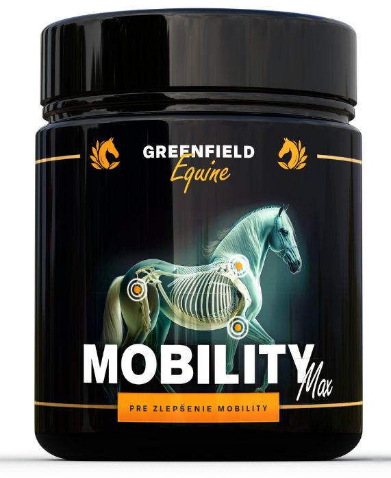 Komplexní výživa kloubů pro koně Greenfield Equiine Arthri Mobility Max s příchutí jablko, balení 1kg