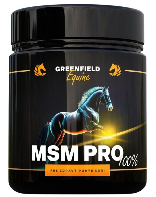 MSM PRO 100% v prášku, Greenfield Equine, balení 1kg