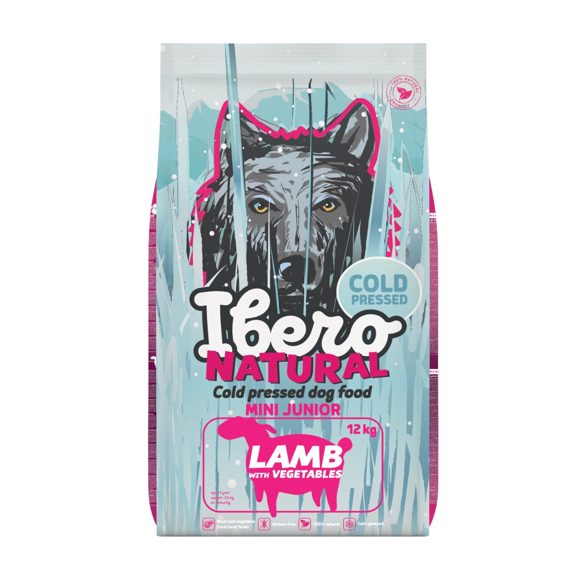 Ibero Cold Press Dog Junior Mini Lamb - 12kg