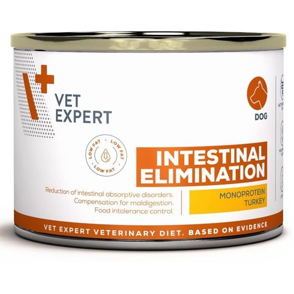 VetExpert VD 4T Intestinal Elimination Low Fat Dog 200 g