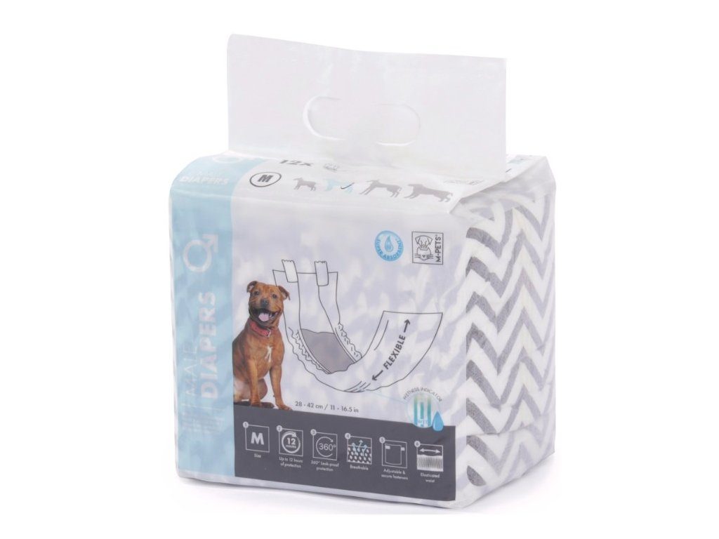 M-Pets Diapers pleny pro psy M