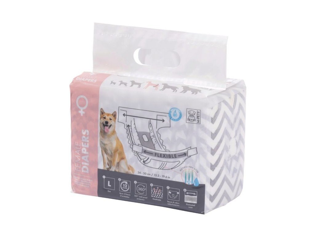 M-Pets Diapers pleny pro feny L
