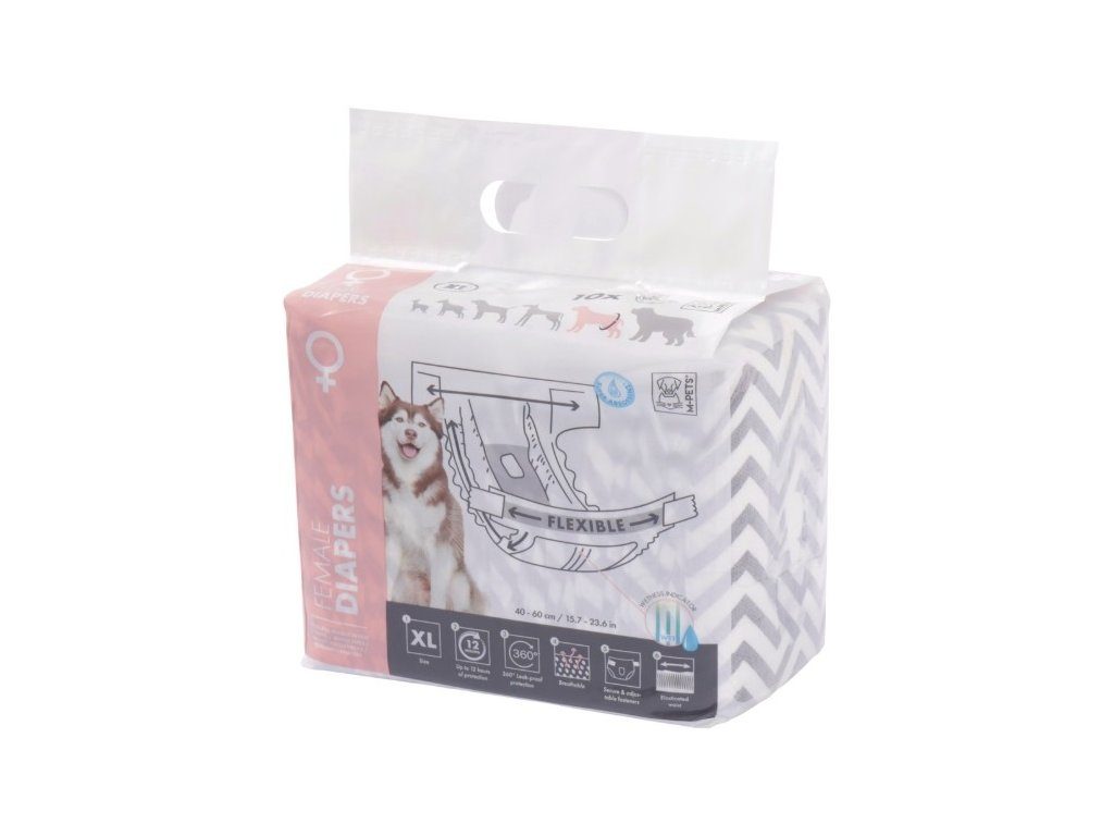 M-Pets Diapers pleny pro feny XL