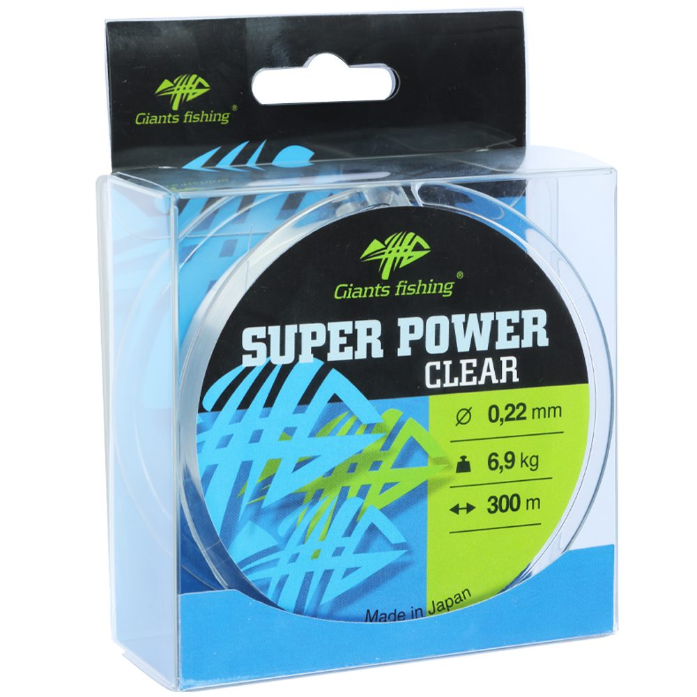 Giants fishing Vlasec Super Power Clear 300m 0,26mm/9,7kg