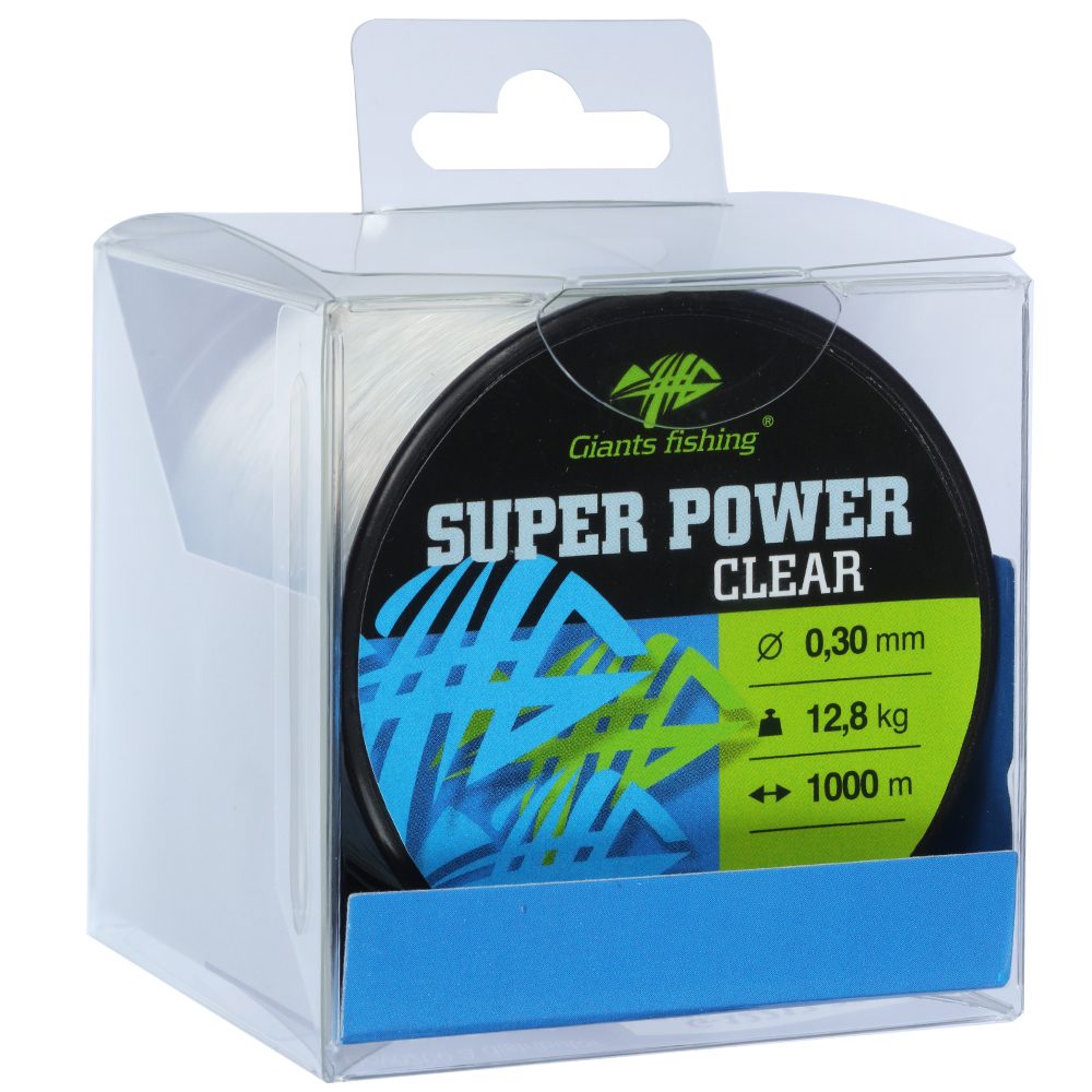 Giants fishing Vlasec Super Power Clear 1000m 0,28mm/10,8kg
