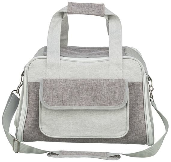 Transportní taška LIBBY, 25 x 27 x 42 cm, do 7 kg, šedá