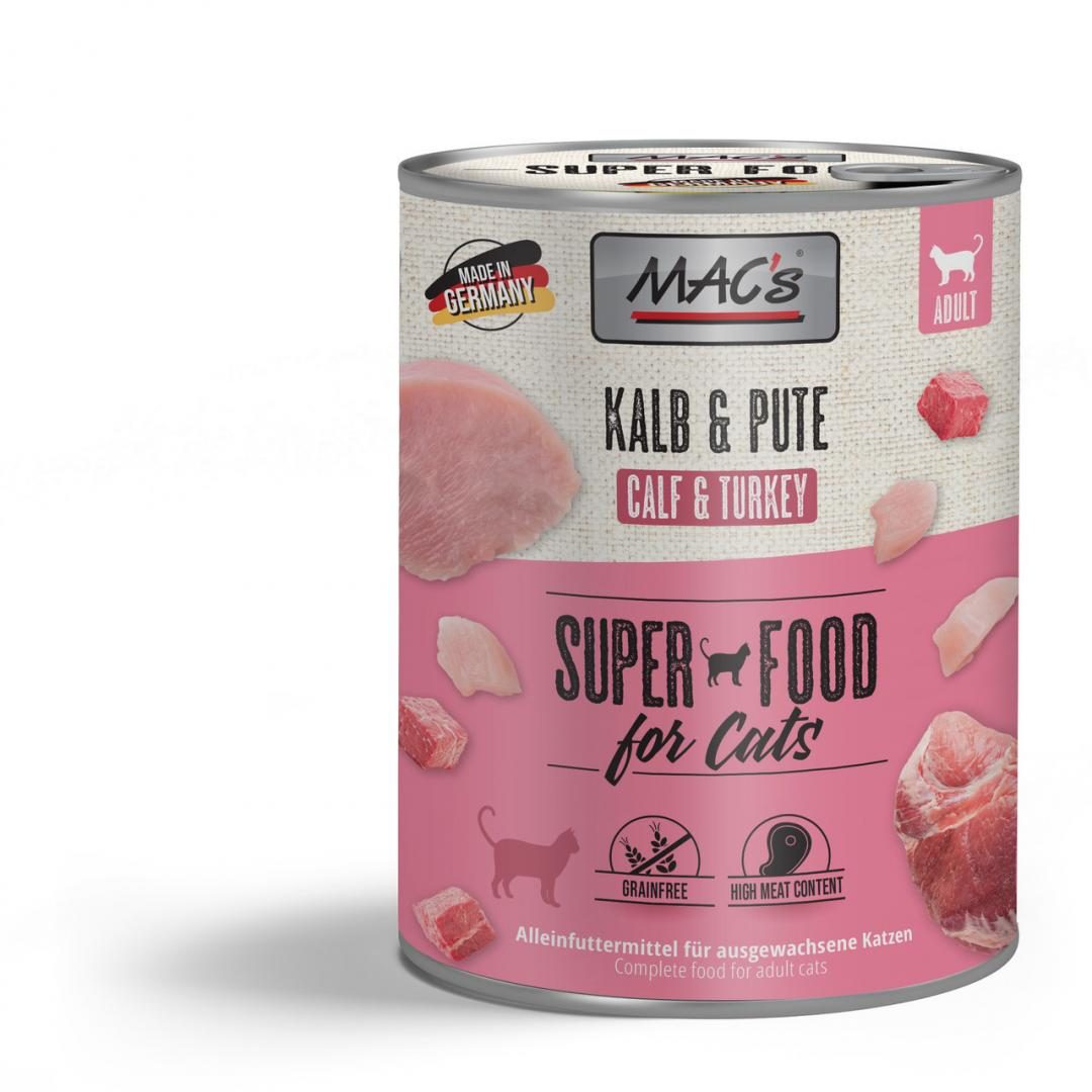 Mac´s Cat Konz. Telecí/Krůtí - 400g