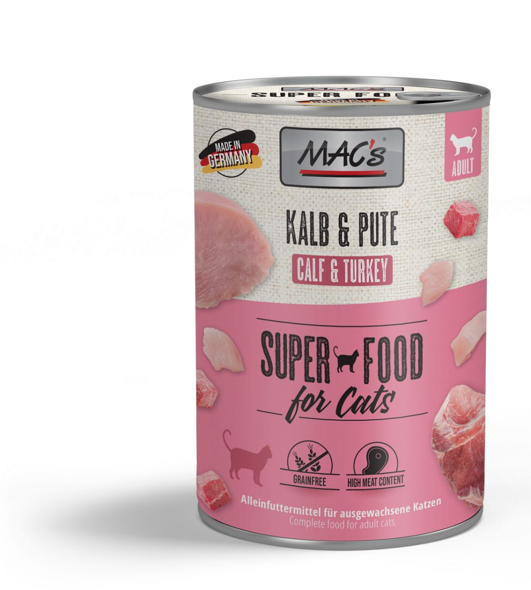 Mac´s Cat Konz. Telecí/Krůtí - 200g