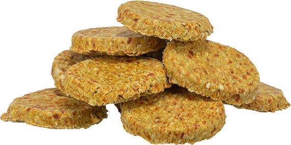 Cracker, sušenky pro hlodavce s mrkví, ⌀ 4 cm / 150 g