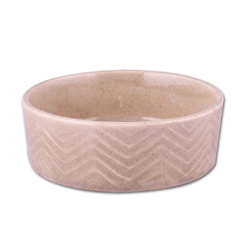 Keramická miska Zig Zag 12cm písková 0,34l