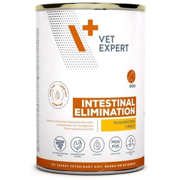 VetExpert VD Intestinal Elimination Low Fat dog konzerva 400 g