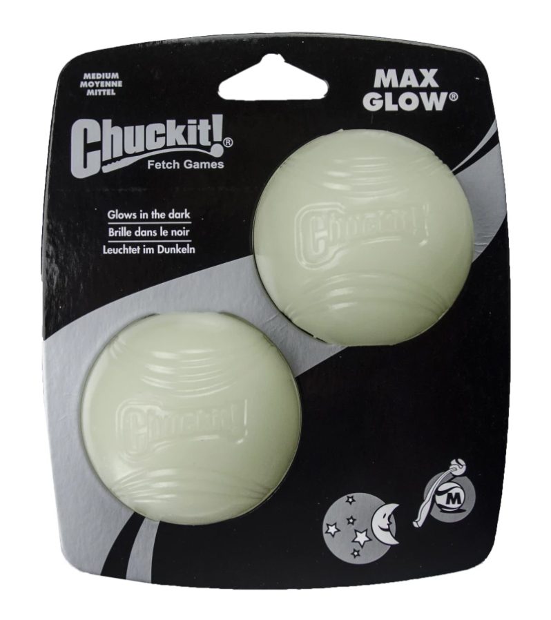 Hračka pes Chuckit Max Glow M 6cm/2ks