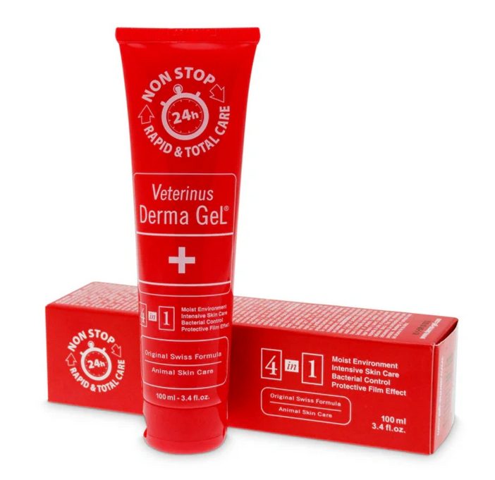 Equine America Derma gel - izotonický bylinný gel na podporu hojení i otevřených ran, tuba 100ml