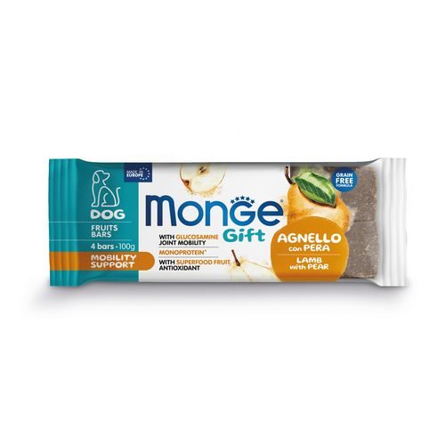 MONGE GIFT Dog  Adult masové plátky - jehněčí s hruškou100g/16