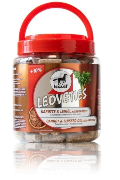 Leovet chutné pamlsky Leoveties s mrkví a lněným olejem, baleni 1,1kg