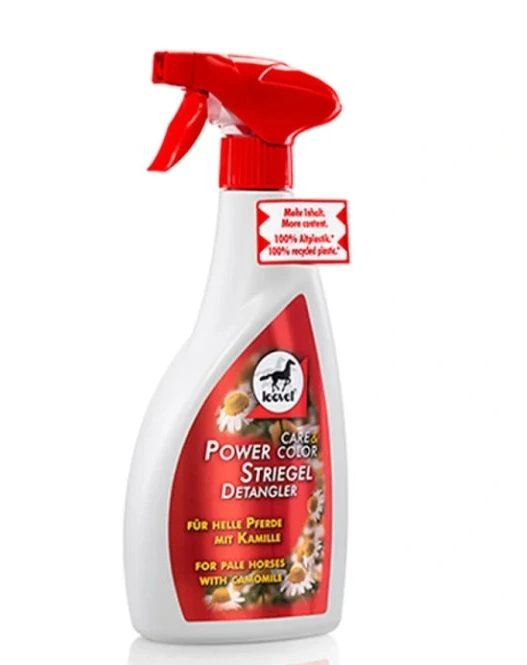 Lesk na srst pro světlé koně Leovet Powerstriegel, láhev s rozprašovačem 500ml