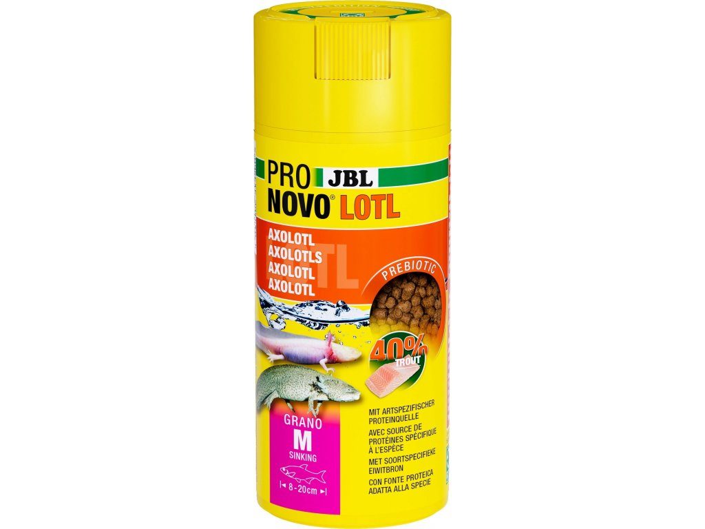 JBL Pronovo Lotl Grano M - axolotl, granule 250ml