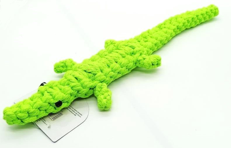 Krokodýl zelený  - proplétaný  50cm  (40/1)
