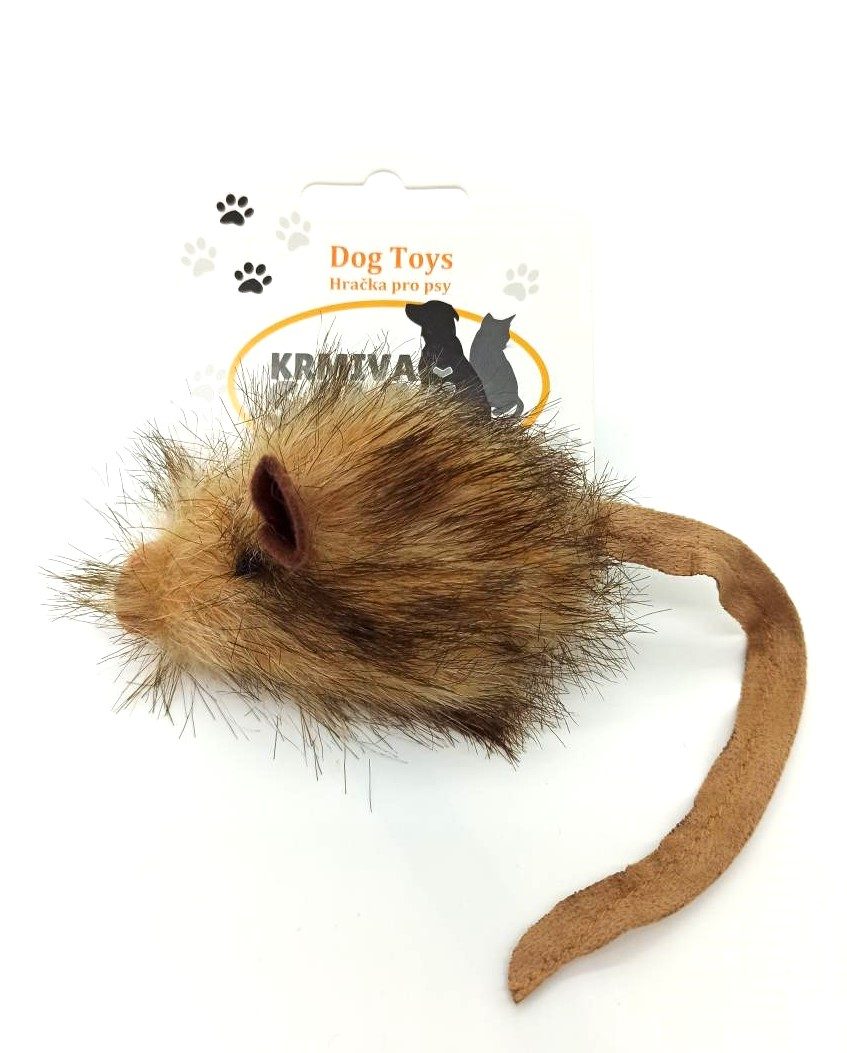 Myška malá  hnědá  9cm