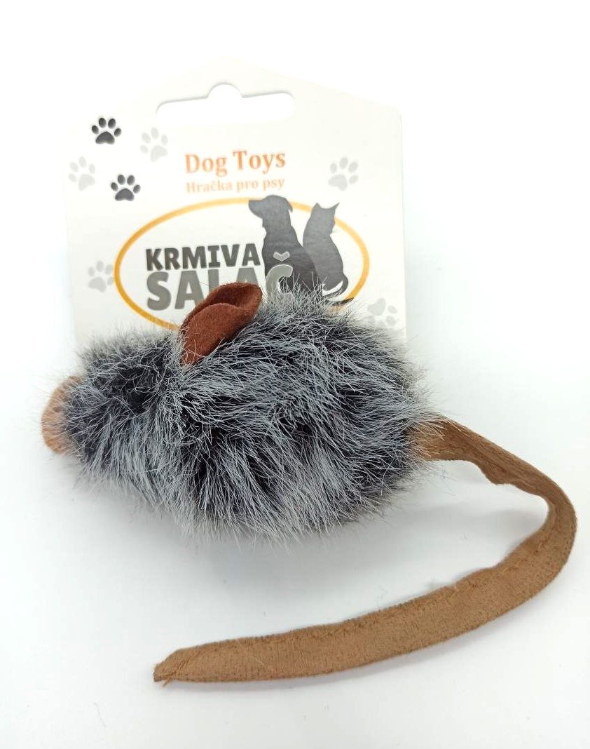 Myška malá  šedá  9cm