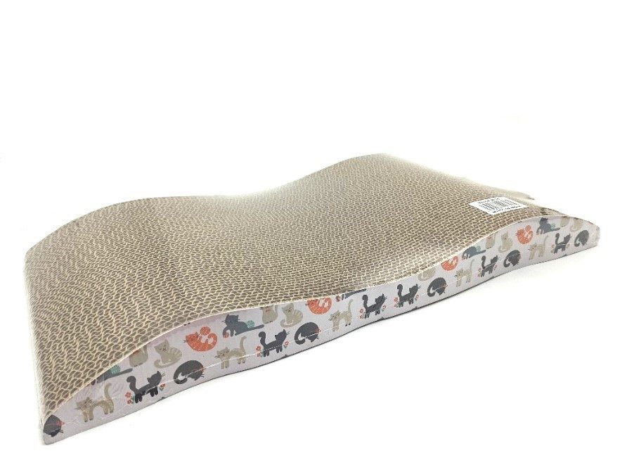 Škrabadlo pro kočky 43x22x4cm  + sáček šanty kočičí