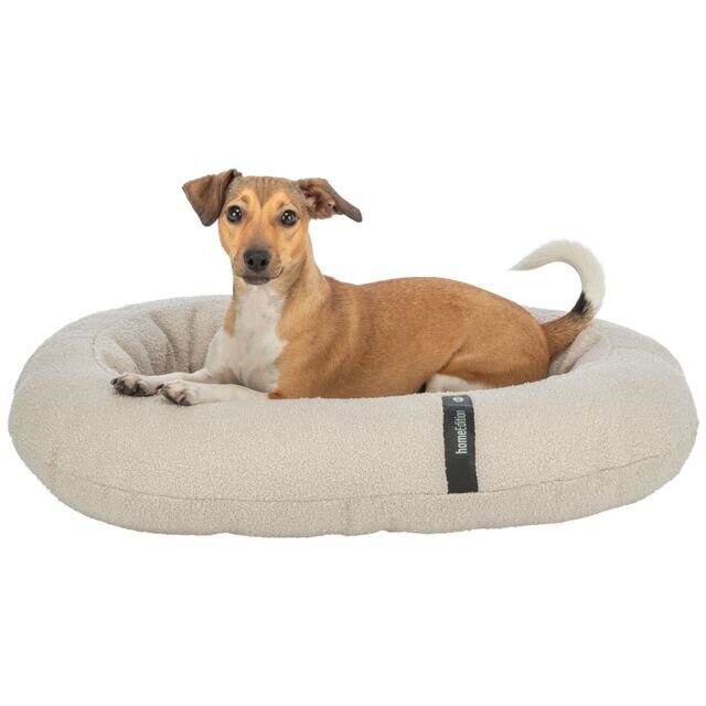 CityStyle Vital Bed HOME Edition, ortopedické oválné lůžko s okrajem, krémová 75 x 60 cm