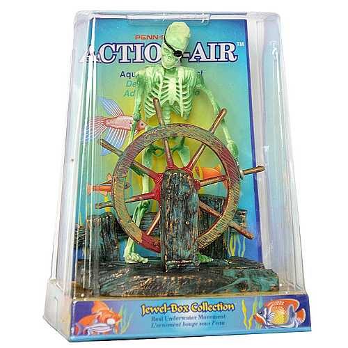 PENN PLAX ACTION-AIR pohyblivá kostra u kormidla lodi 9x5,5x8cm -točí kormidlem