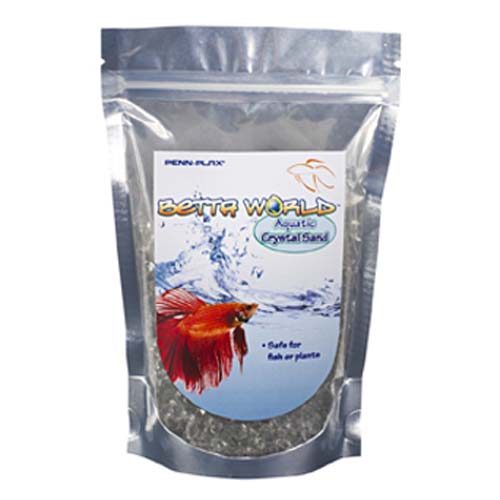PENN PLAX Crystal Sand White bílé skleněné krystaly 400 g