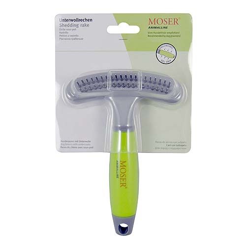 MOSER Hrábě s gelovou rukojetí na vyčesávání podsady M